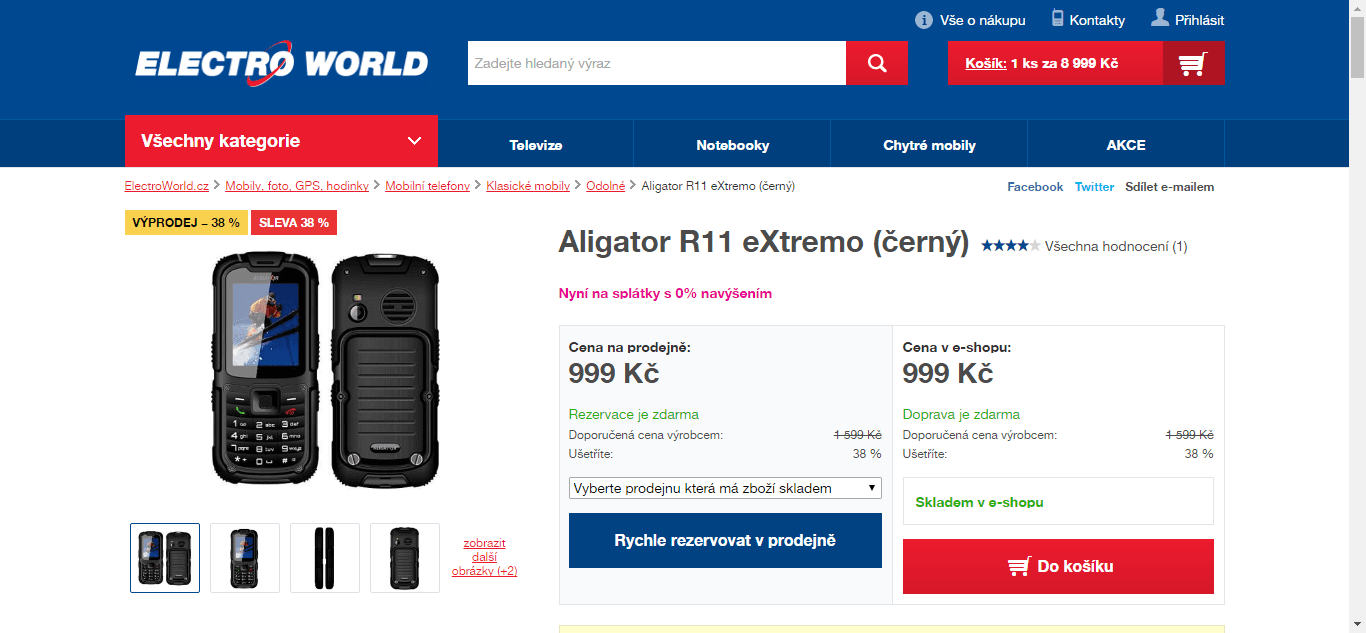 Vysoce odolný Aligator R11 eXtremo