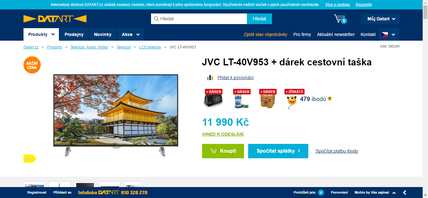 Full HD TV, Smart, 127 cm, JVC