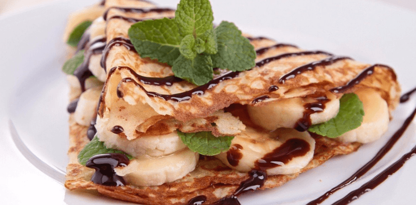 Dvě francouzské crepes