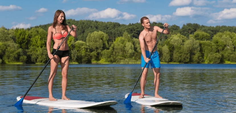 2× paddleboard na 2 hodiny