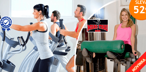 Cvičení ve fitness centru MUAY-THAI