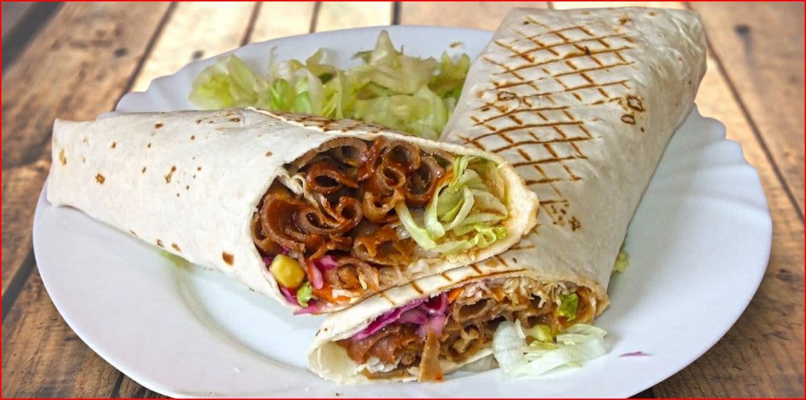 Rychlovka pro fajnšmekry:Kebab zabalený v tortille