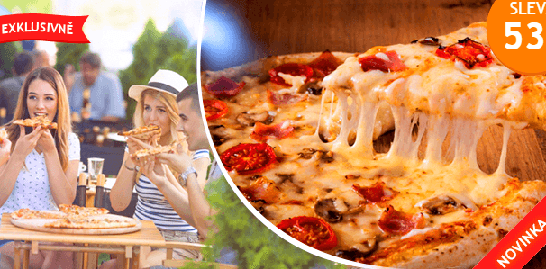 Dvě pizzy dle vlastního výběru