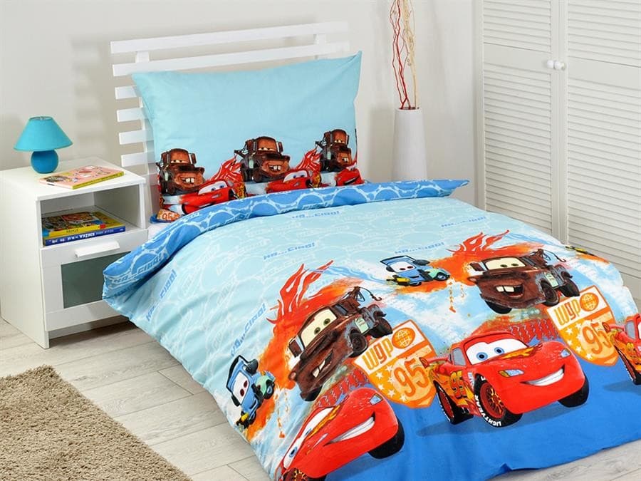 Bavlněné povlečení Cars / Auta komplet