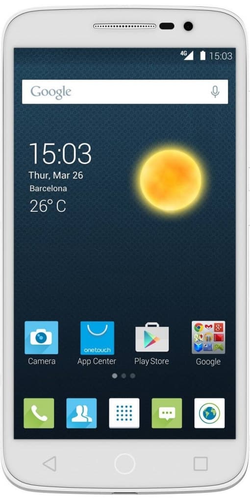 Alcatel, 4x 1,2GHz, 1GB RAM, 5"