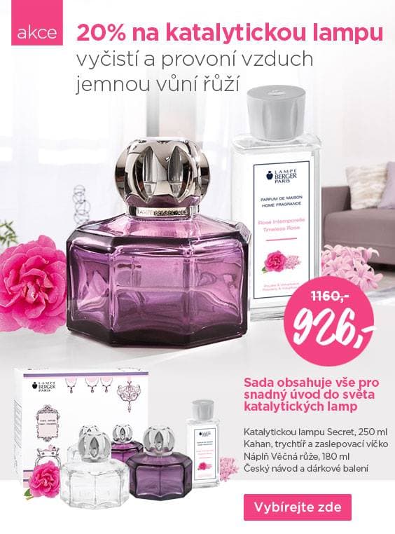 Sleva 20% na katalytickou lampu Lampe Berger