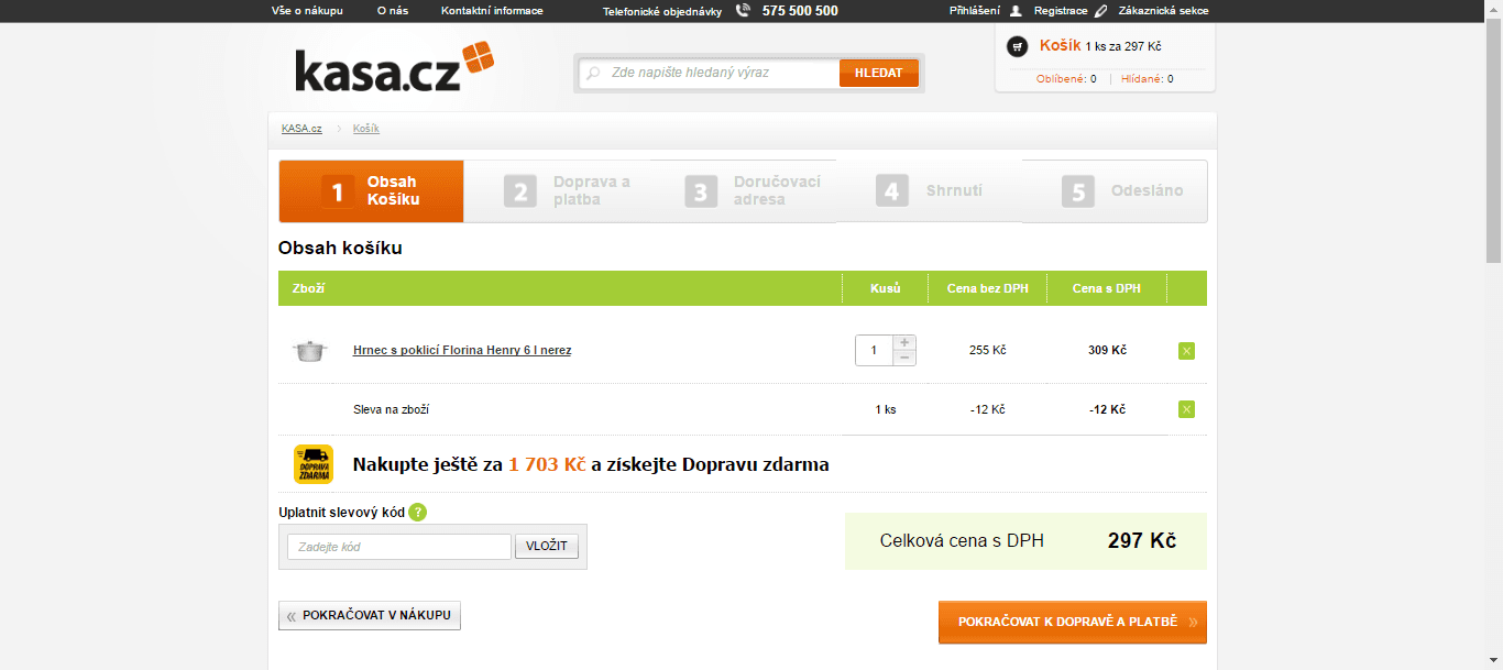 Florina Henry nerez hrnec 6 litrů 
