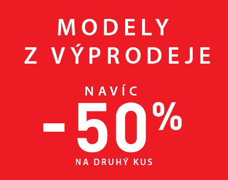 Sleva 50% na druhý kus z výprodeje