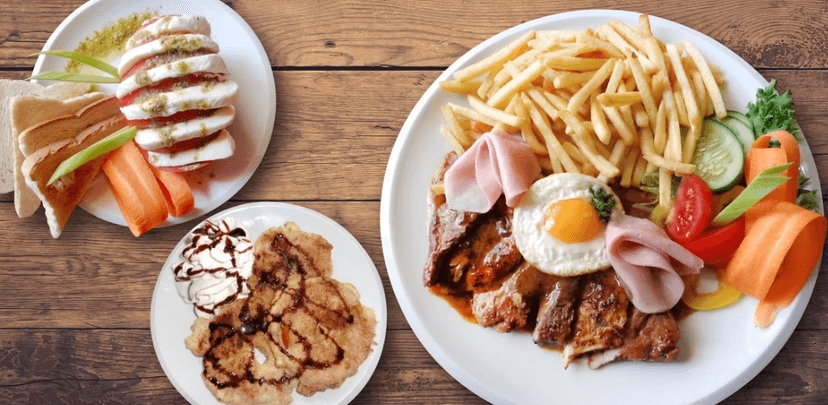 3chodovém menu