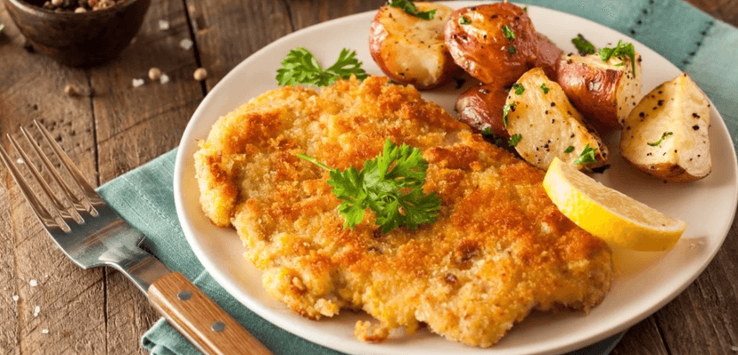 1,5 kg vepřových a kuřecích řízků 