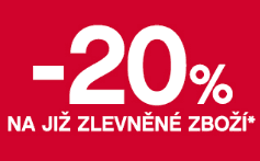Extra sleva 20% na výprodej + DZ