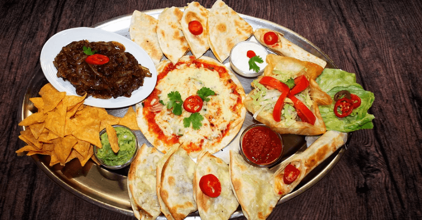 Vegetariánské plato pro 2–3 osoby