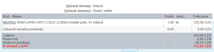 2 antikolikové láhve MAM, 260 ml