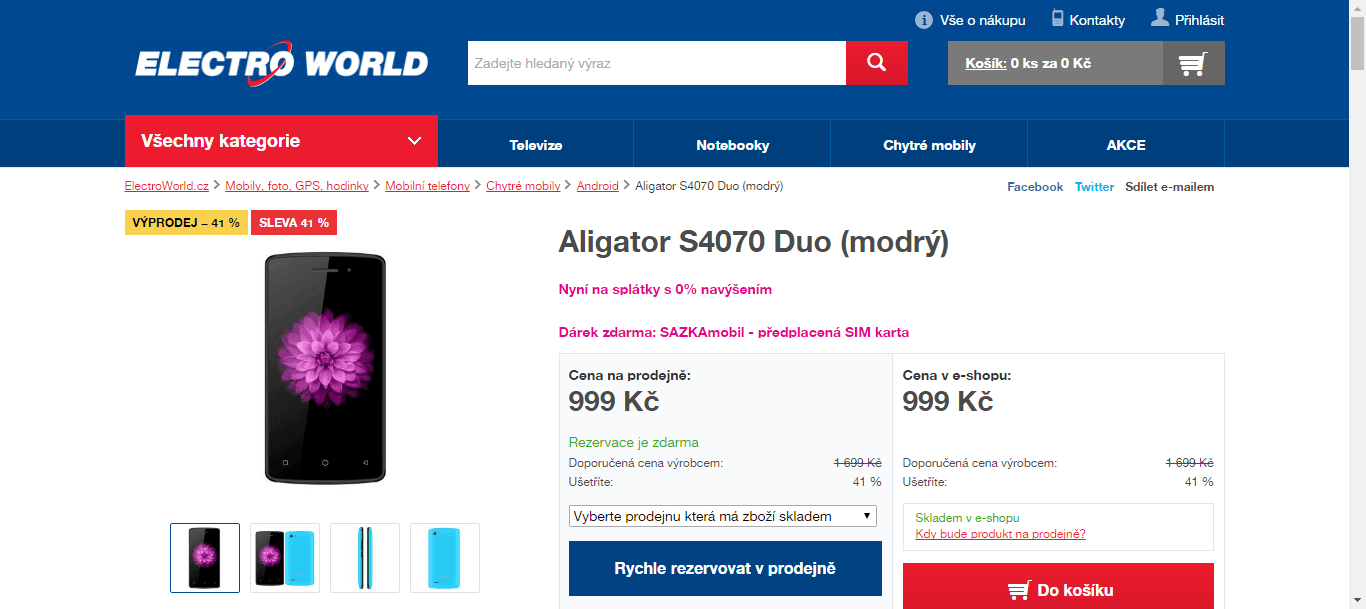 Aligator, 4x 1,2GHz, 0,5GB RAM, 4"