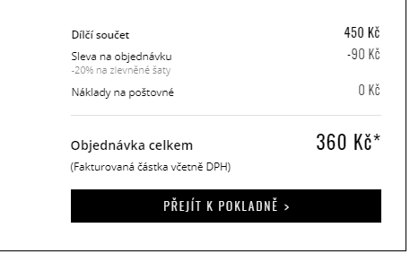 Sleva 20% na všechny šaty + DZ