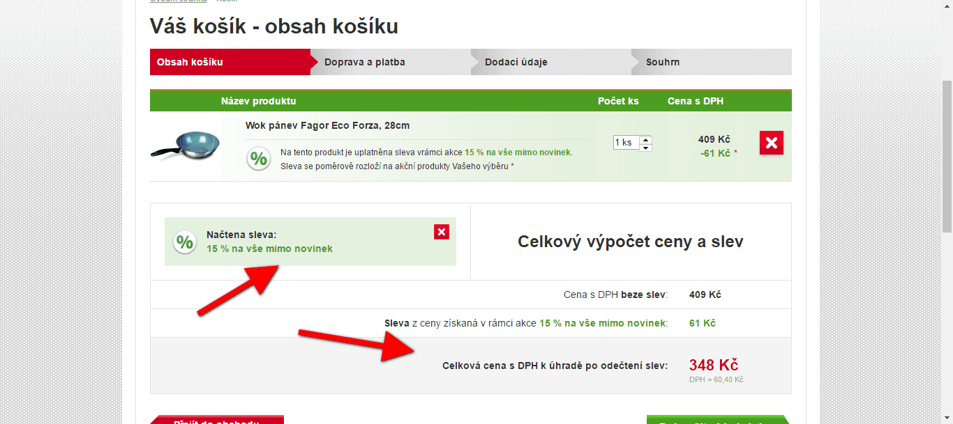 Wok pánev Fagor, 28 cm