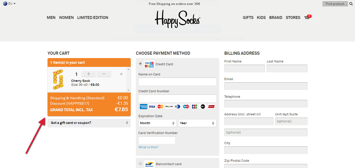 Doprava zdarma Happy Socks + sleva 15%