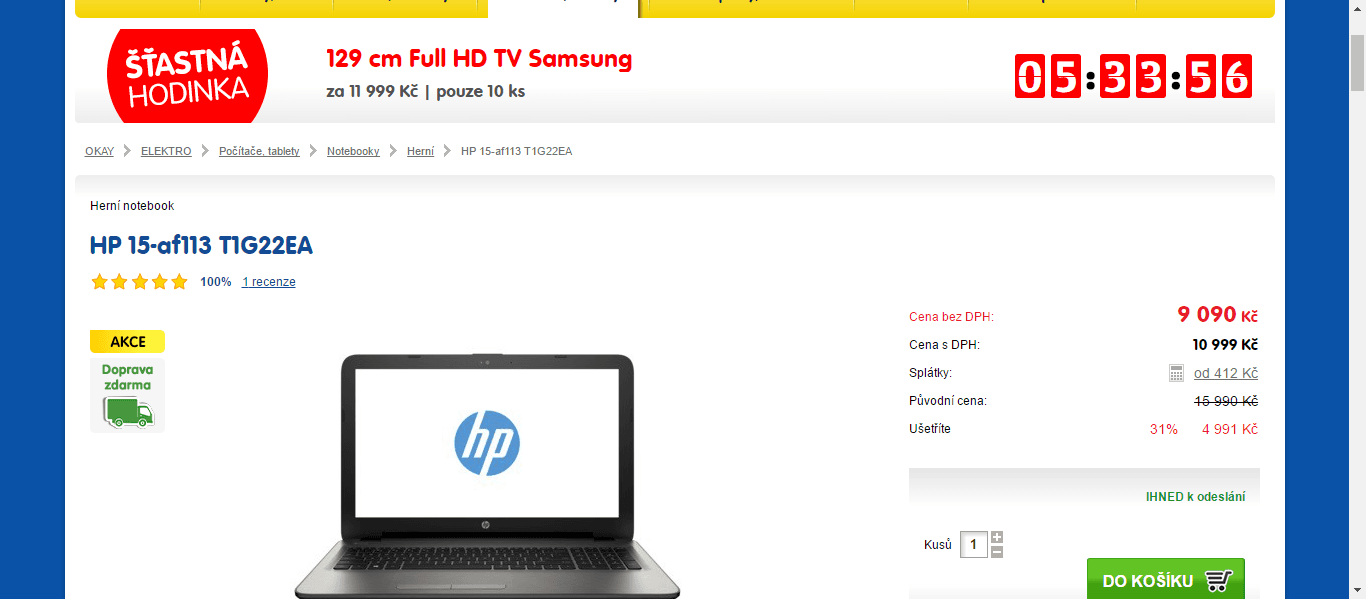 HP, až 2,5GHz, 8GB RAM, 2GB grafika