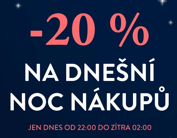 Tchibo noční nákupy se slevou 20%