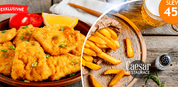 500 gr kuřecích mini řízečků+300 gr hranolků