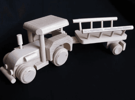 Dřevěné dopravní prostředky - 5 variant