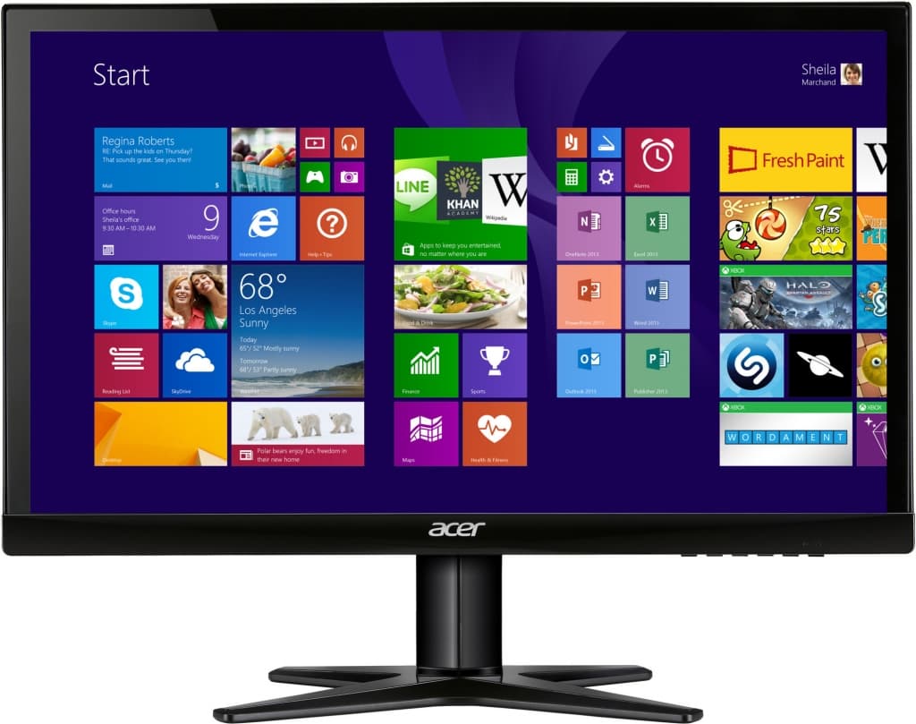 PC monitor Acer, 24", zero frame