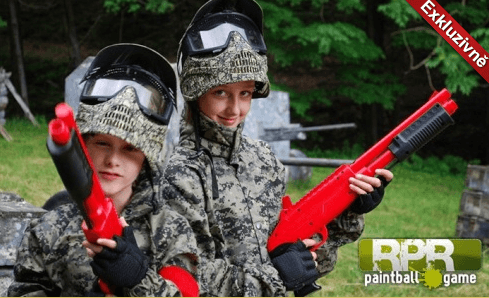Junior paintball na 2 hodiny vč. vybavení