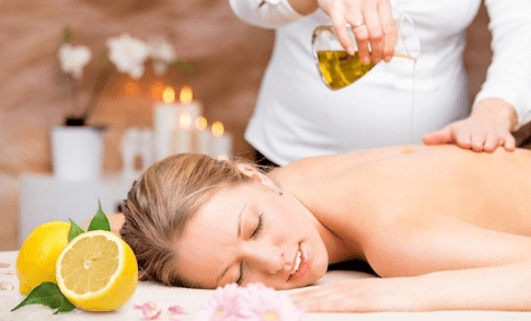 60min relaxační masáž citronovým olejem