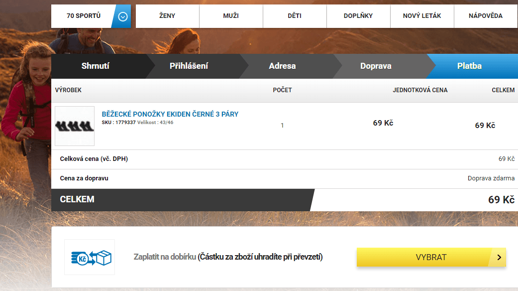 Doprava zdarma na vše