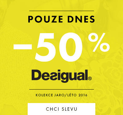 Sleva 50% na značku Desigual