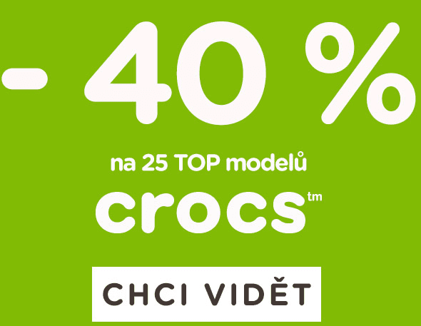Sleva 40% na Crocs