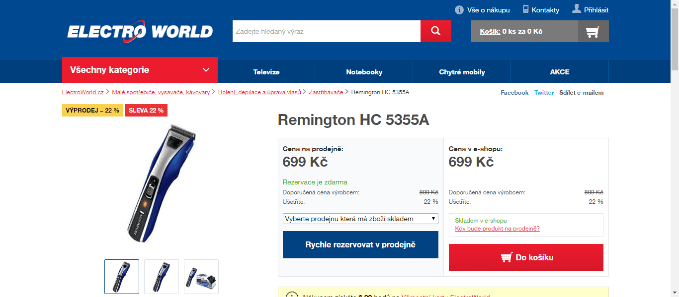 Zastřihovač Remington HC5355A