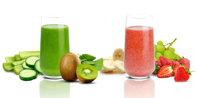  sklenky domácího smoothie dle výběru