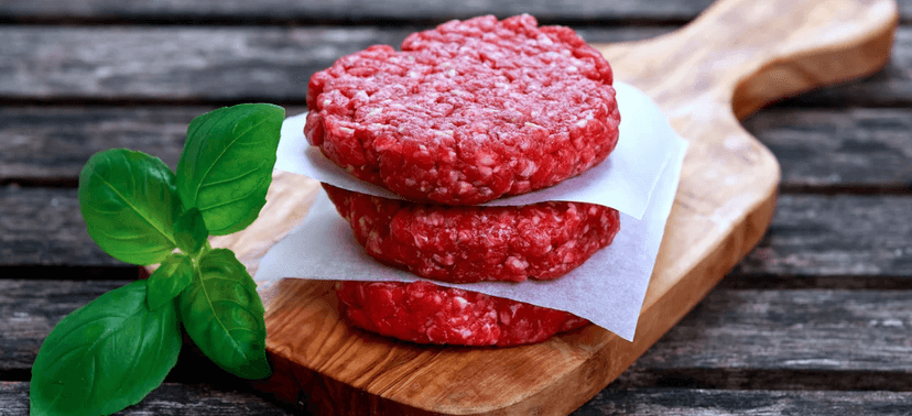 0,5 kg mletého hovězího masa z mladého býčka