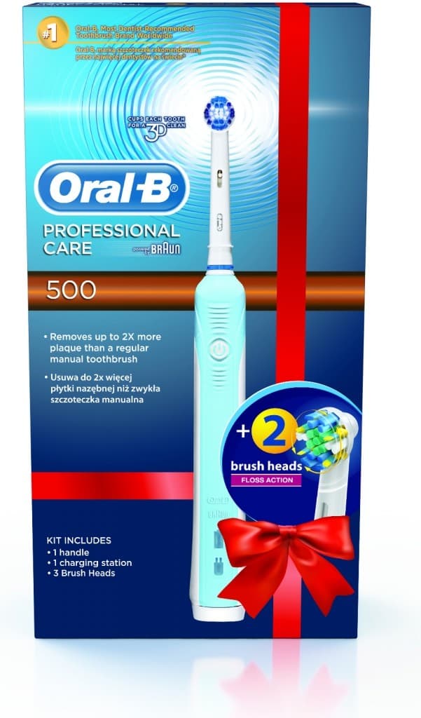 El. kartáček Oral-B Pro Care 500 + 2 floss