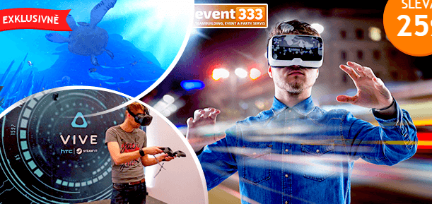 Přenos na 30 min. do virtuální reality