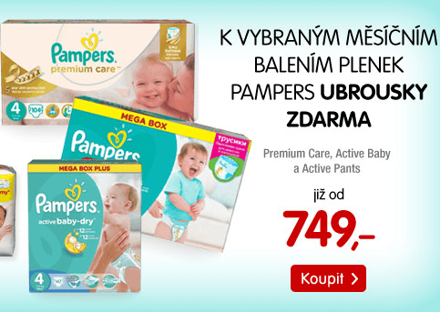 Dárek k nákupu plen Pampers