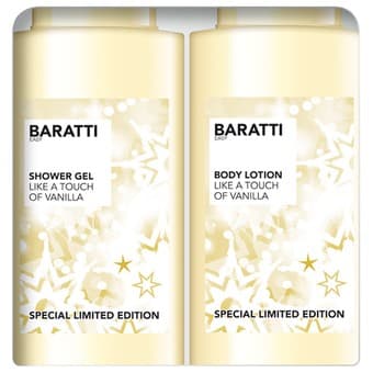 Dárková sada Baratti, tělové mléko + gel 250 ml