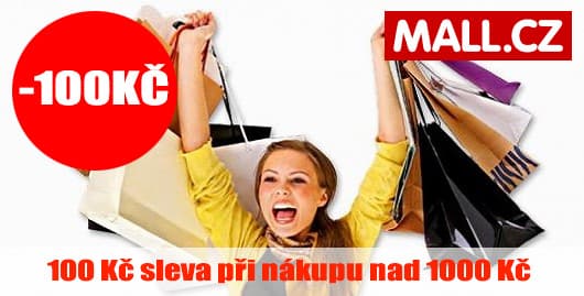 Slevové poukazy do Mall.cz (-100 Kč z 1000)