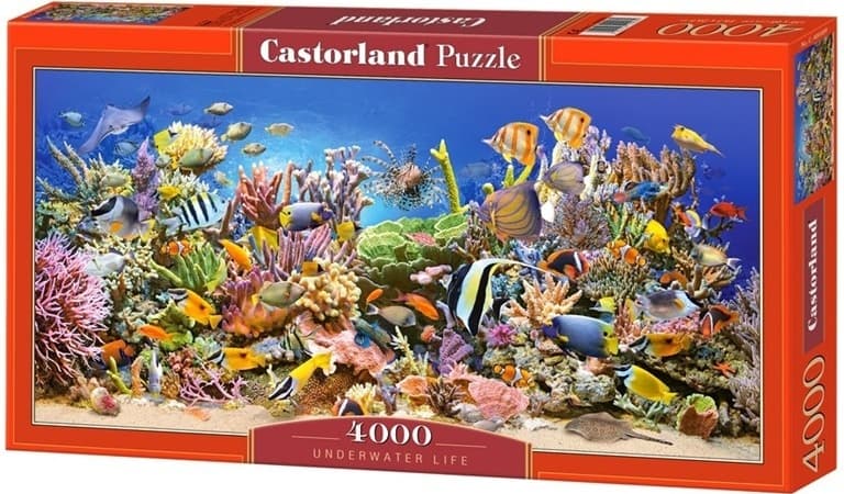 Puzzle Podvodní život, 140x68 cm, 4000 dílků