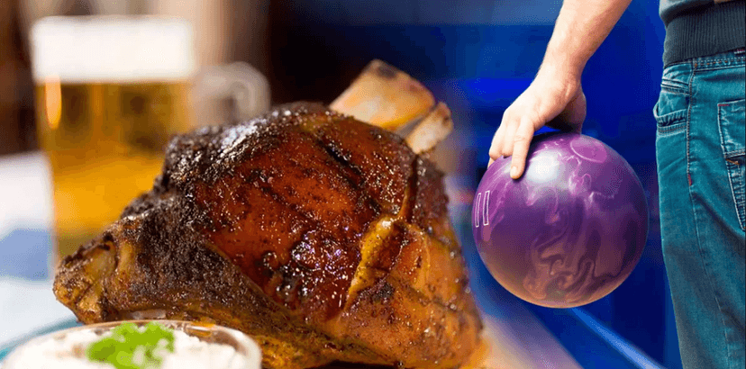 2 kg grilovaného kolena + 2 hod bowlingu