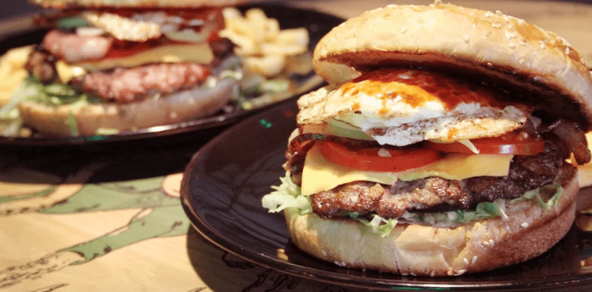 2× burger Elektra + 2× hranolky