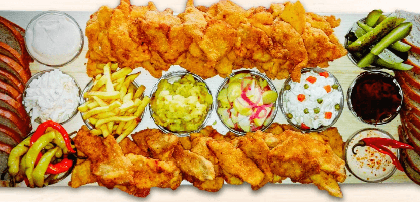 1 kg mix řízků smažených na sádle
