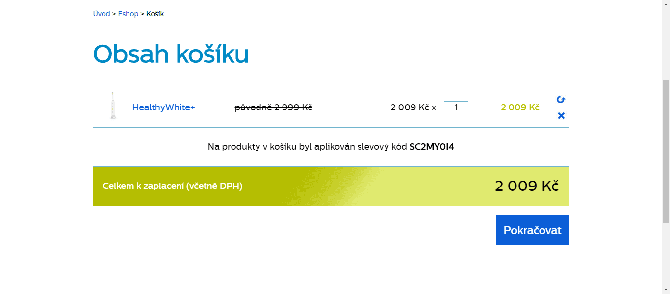El. kartáček Philips Sonicare HealthyWhite+
