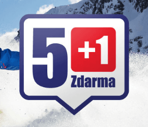 Lyžování s partou 5+1 zdarma