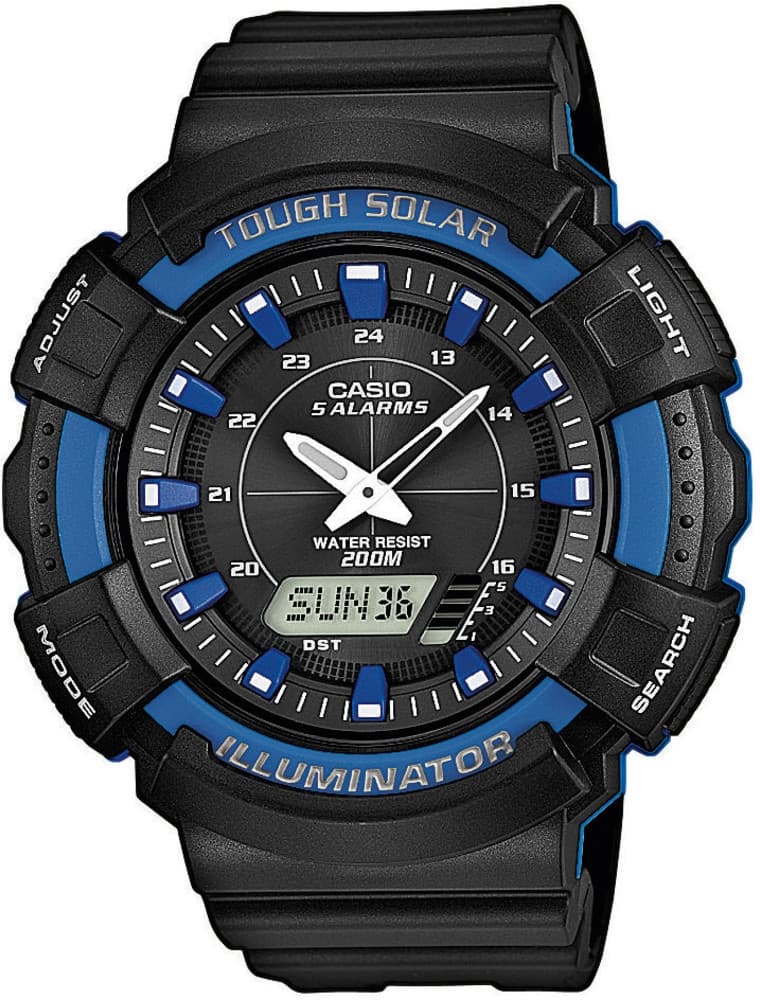 Pánské hodinky Casio - solár, vodotěsné