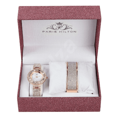 Dárková sada Paris Hilton - hodinky + náramek