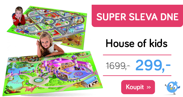 4 hrací podložky pro děti House of Kids