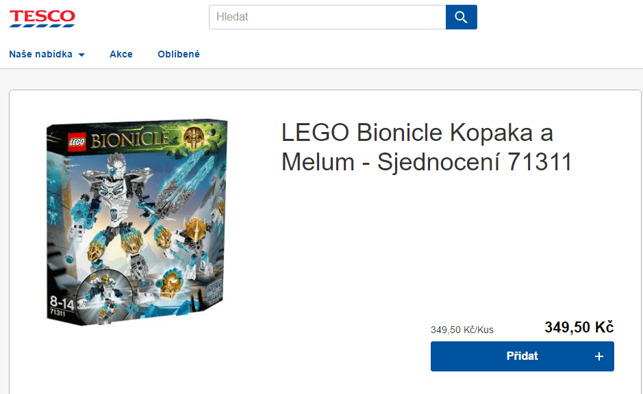 Výprodej Lego stavebnic