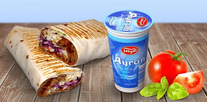 Twister s gril. masem, feta sýrem a nápoj pro 2